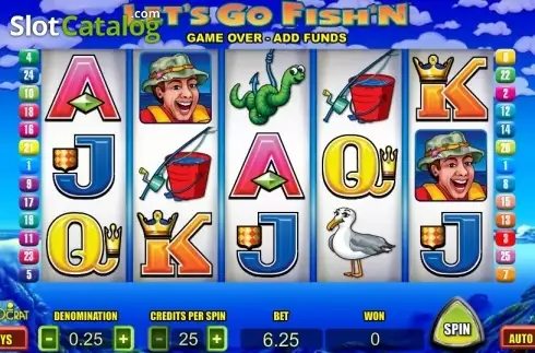 Скрин3. Let's Go Fish'n слот