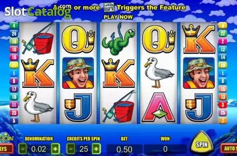 Скрин4. Let's Go Fish'n слот