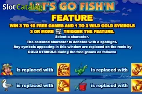 Скрин5. Let's Go Fish'n слот