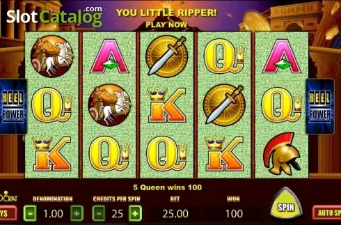 Скрин4. Pompeii (Aristocrat) слот