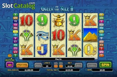 Скрин3. Queen of the Nile 2 слот