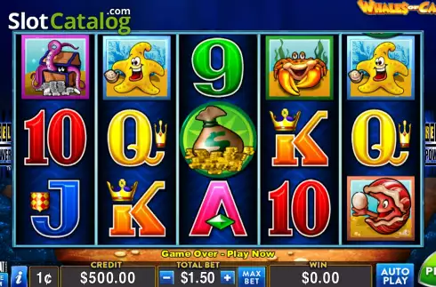 Скрин2. Whales of Cash Deluxe слот