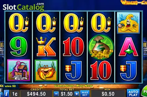 Скрин3. Whales of Cash Deluxe слот