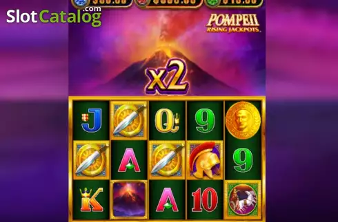 Скрин3. Pompeii Rising Jackpots слот