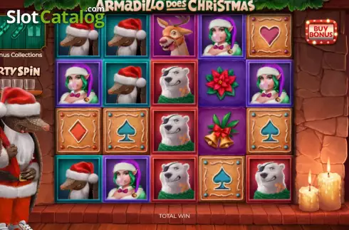 Скрин2. Armadillo Does Christmas слот