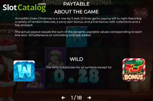 Скрин9. Armadillo Does Christmas слот