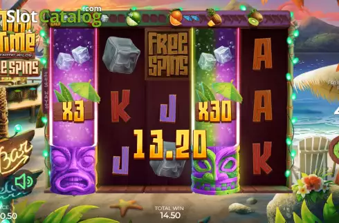 Скрин9. Tiki Time Exotic Wilds слот