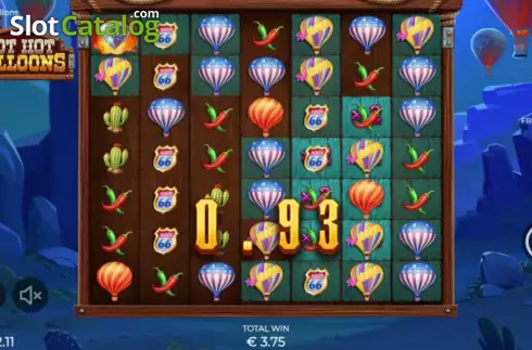 Скрин3. Hot Hot Balloons слот