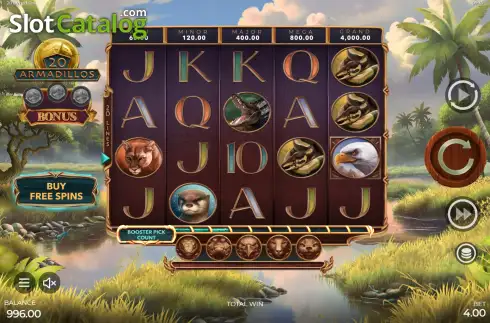 Скрин2. 20 Armadillos слот