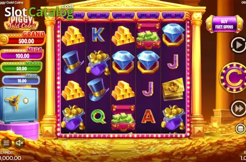 Скрин2. Piggy Gold Coins слот