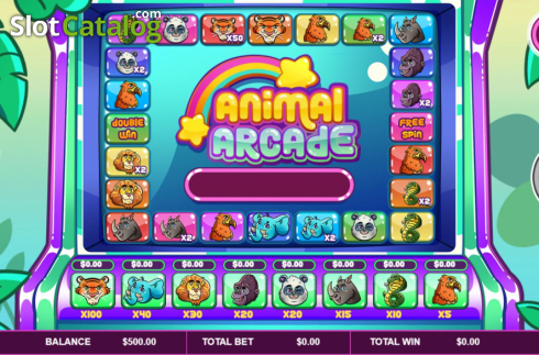 Скрин2. Animal Arcade слот