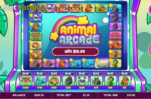 Скрин3. Animal Arcade слот