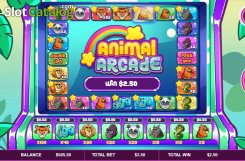 Скрин4. Animal Arcade слот