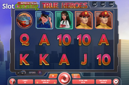 Скрин2. True Heroes слот