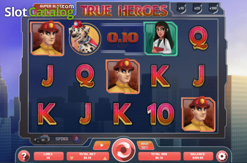 Скрин3. True Heroes слот