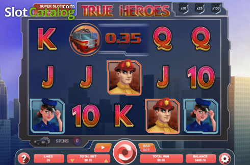 Скрин4. True Heroes слот