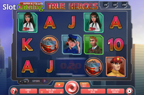 Скрин5. True Heroes слот