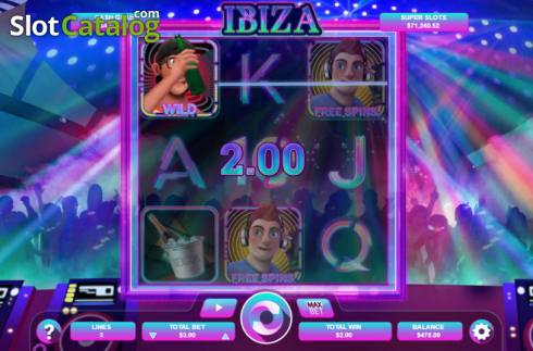 Скрин9. Ibiza слот