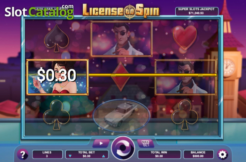 Скрин3. License to Spin слот
