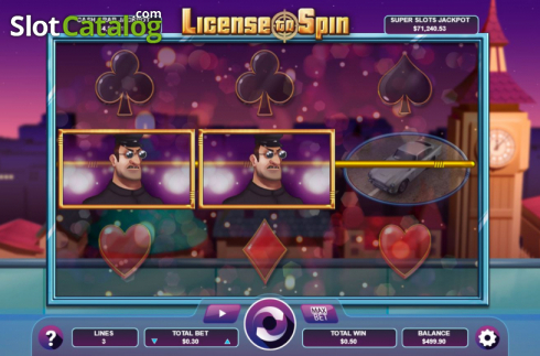 Скрин4. License to Spin слот