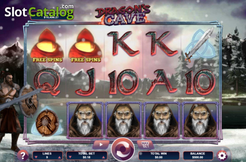 Скрин2. Dragon's Cave (Arrows Edge) слот