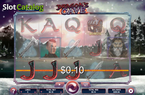 Скрин3. Dragon's Cave (Arrows Edge) слот