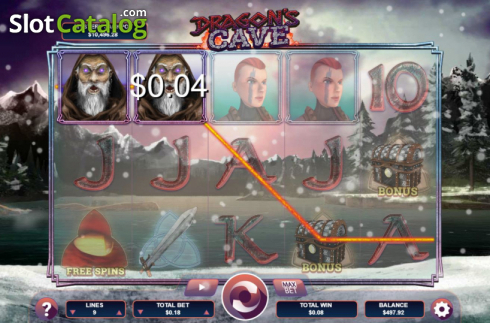 Скрин5. Dragon's Cave (Arrows Edge) слот