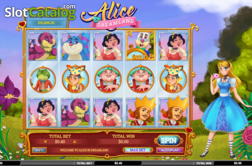 Скрин2. Alice in Dreamland слот