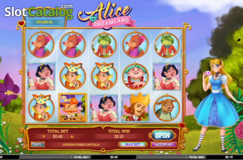 Скрин4. Alice in Dreamland слот