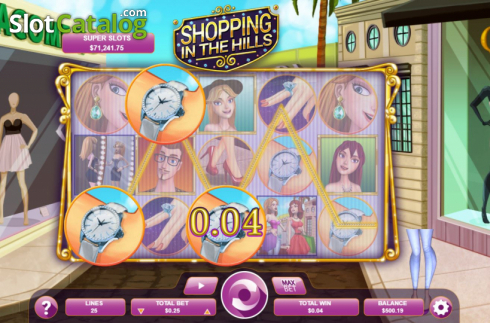Скрин4. Shopping in the Hills слот
