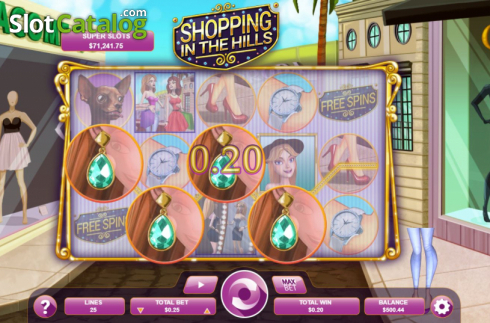 Скрин5. Shopping in the Hills слот
