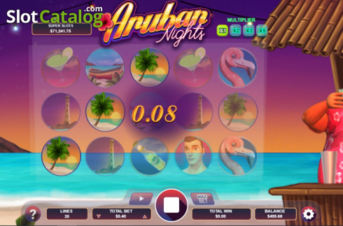 Скрин4. Aruban Nights слот