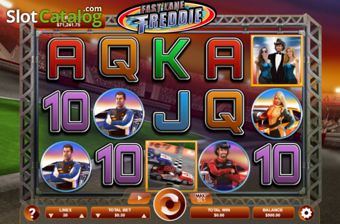 Скрин2. Fast Lane Freddie слот
