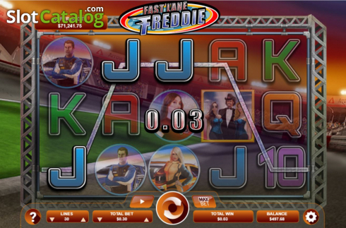 Скрин4. Fast Lane Freddie слот