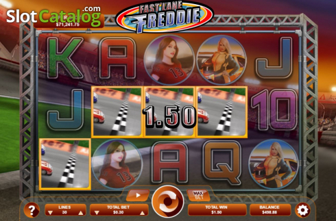 Скрин5. Fast Lane Freddie слот