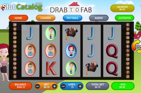 Скрин2. Drab to Fab слот