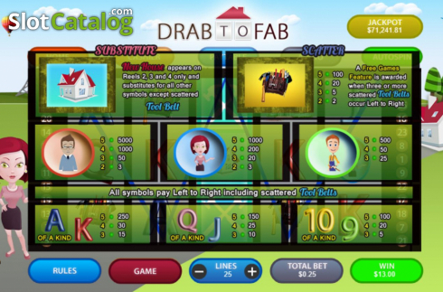 Скрин6. Drab to Fab слот