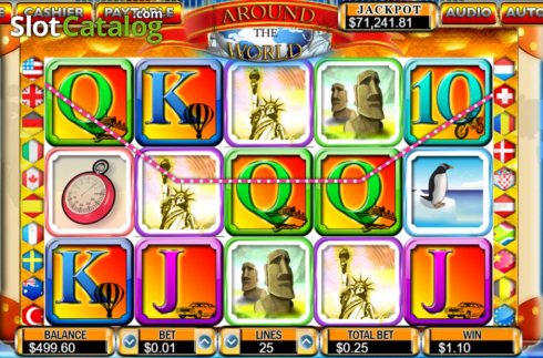 Скрин3. Around the World (Arrows Edge) слот