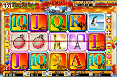 Скрин4. Around the World (Arrows Edge) слот