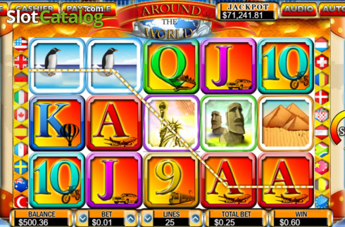 Скрин5. Around the World (Arrows Edge) слот