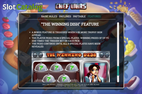 Скрин8. Chef Wars слот