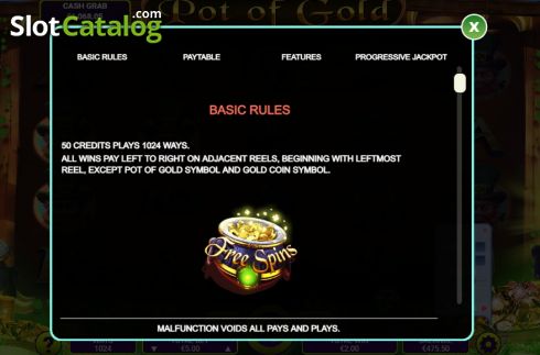 Скрин6. Pot of Gold слот
