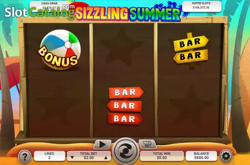 Скрин2. Sizzling Summer слот