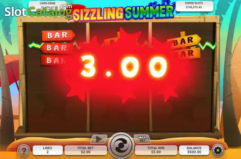 Скрин4. Sizzling Summer слот