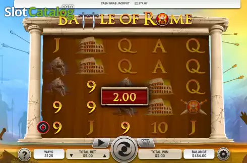 Скрин4. Battle of Rome слот