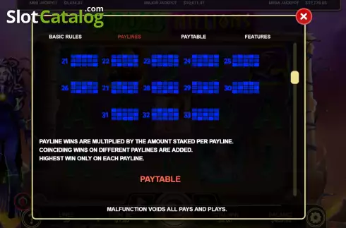 Скрин7. Medusa Millions слот