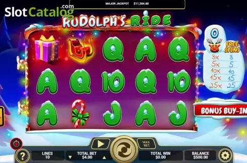 Скрин2. Rudolphs Ride (Arrows Edge) слот