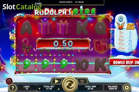 Скрин3. Rudolphs Ride (Arrows Edge) слот
