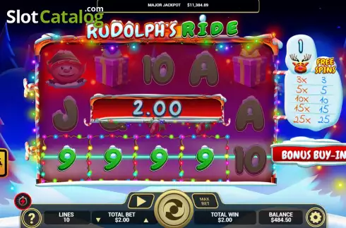 Скрин4. Rudolphs Ride (Arrows Edge) слот
