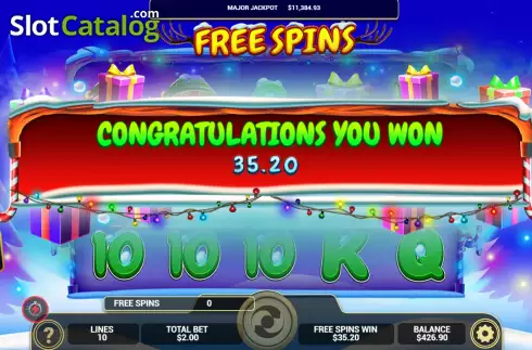 Скрин8. Rudolphs Ride (Arrows Edge) слот